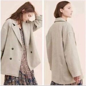 Free People Hannah Slouchy Blazer, Size Large NWT